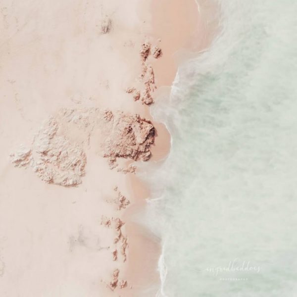 Mint Champagne - Secluded Beach on pastel colours to emphasise its beauty.