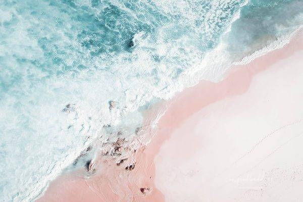 Ocean Pink Swirl